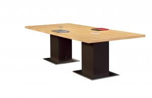 Wholesale 2.4m Modern Conference Room Tables Melamine Faced Chipboard Office Furniture from china suppliers