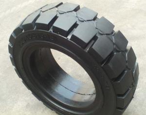 Wholesale 8.15 15 / 28X9 15 Solid Forklift Tires Three Layers Design With Steel Ring Reinforced from china suppliers