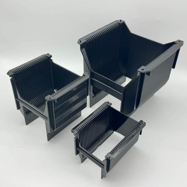 Customizable Anti-static PP 100mm Wafer Cassettes For Wafer Shipping