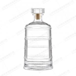 China Rubber Stopper Sealing Type Big Glass Bottle Manufacture for Vodka Bottles on sale