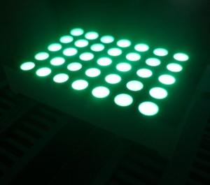 China White/Red/Blue/Green Round 5 X 7 LED Matrix Display For Advertising on sale