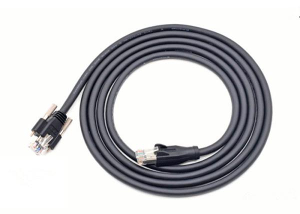Quality Cat6 SSTP Camera Data Cable RJ45 Straight With Rigid Latch Protector Connector for sale