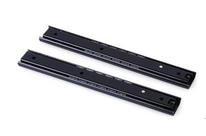 China 27mm width two fold drawer slide with ball bearing slide 18 inch (45mm length) on sale