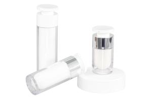 Wholesale Effective Dispensing AS Airless Pump Bottles 15ml 30ml 50ml Electroplating Processed from china suppliers