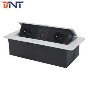 french power plug pop up boxes zinc alloy desktop socket
