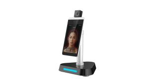 China Free Standing Wifi Digital Infrared Thermometers With Face Recognition on sale