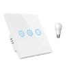 Buy cheap Glass Touch Screen Dimmer Tuya Smart Switch 150W 2.4GHz WIFI from wholesalers