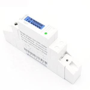 Wholesale Energy meter DIN Rail Single Phase Watt meter/Kwh energy meter with LCD DISPLAY from china suppliers