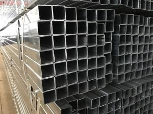 Wholesale S185 GI Square Pipe 20x20mm Galvanized Steel Tube For Greenhouse from china suppliers
