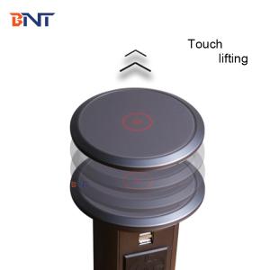 automatic lifting kitchen pop up power and data socket