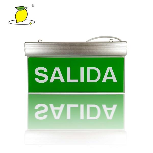 Quality led exit sign emergency light rechargeable led light price for sale