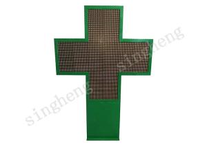 10mm Pixel Pitch LED Cross Display Scrolling Text Panel 110° Horizontal View Angle