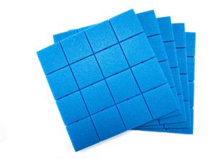 Blue Artificial Grass Shock Absorber PE foam Playground Underlayment