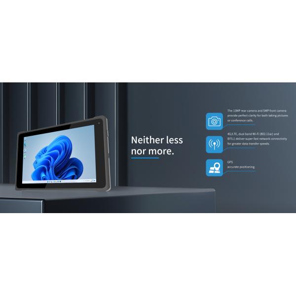 8 Inch Win11 Industrial Tablet 10.5 Hours Battery Life IP65 Waterproof Vehicle Mounted