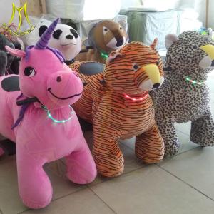Wholesale Hansel amusement park walking plush battery operated animal rides from china suppliers