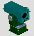 320mm Position Rotation Gyrcompass Testing Turntable RS232 / RS422 / Ethernet