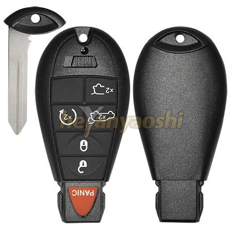 Quality Chrysler 6Buttons Smart Key Shell with Emergency Key Insert for sale