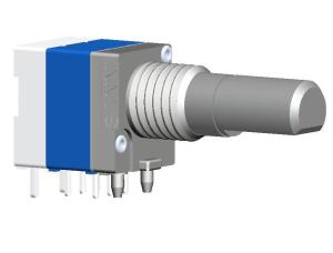 China 8mm Metal Shaft Rotary Switch Encoder Sealed Logic Horizontal Type on sale