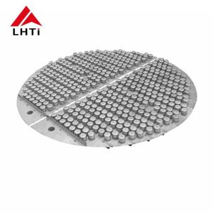 Wholesale JIS Broaching Titanium Bubble Cap Tray Cnc Distillation Column Internals from china suppliers