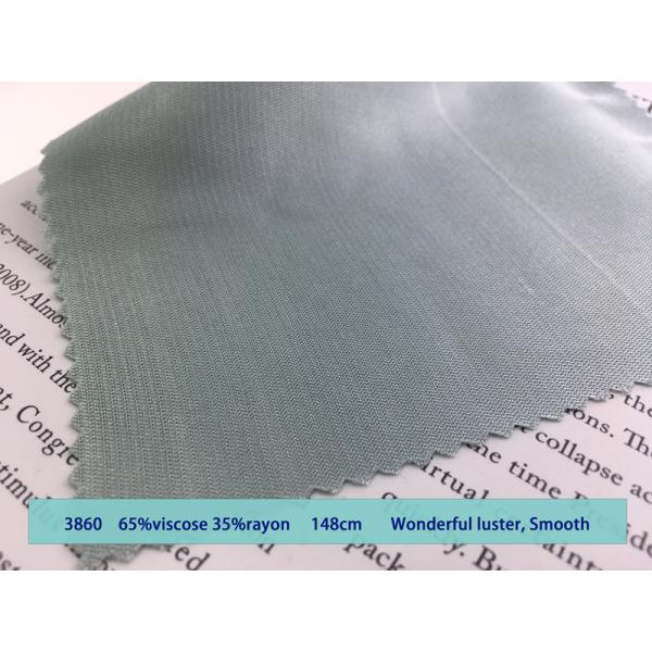 soft Wave Pattern 35% Rayon 65% Viscose Woven Fabric 140-160gsm