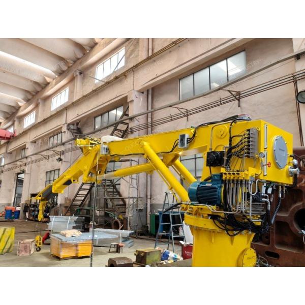 1.7T 8.3M Knuckle Boom Telescopic Marine Crane