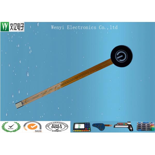 Embossing FPC Membrane Switch 0.18 Mm PET / PC Overlay Female