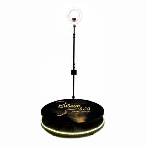 China Round 360 Automatic Photo Booth 100cm Metal Platform Remote control on sale