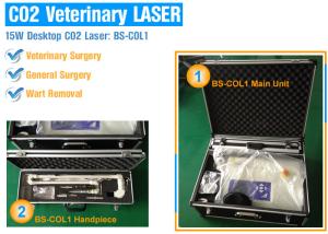 China 15 Watt Portable CO2 Surgical Laser Equipment For Hospital / Clinic With Safety Protection on sale
