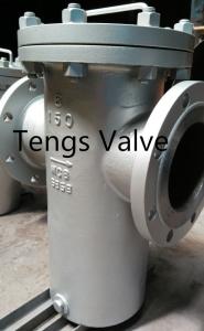 Wholesale API Cast Steel Industrial Flanged Basket Stainer, Bolted Cover Simplex Strainer from china suppliers
