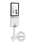 21.5 Inch Touch Screen Kiosk LCD Digital Billboard With 1000ML gel Automatic