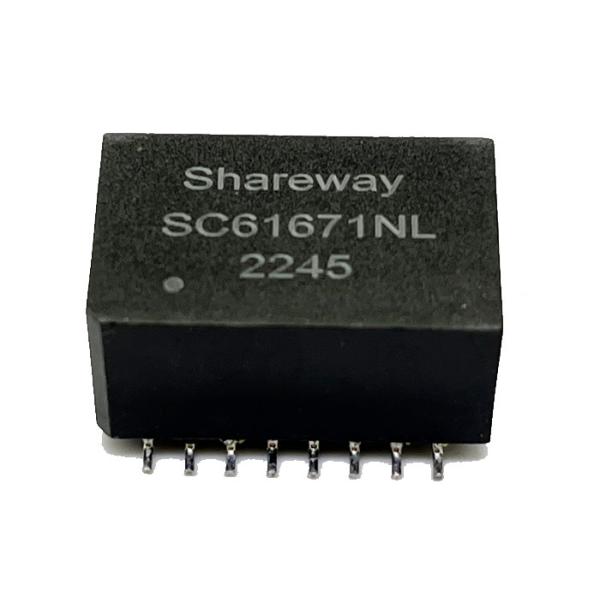 PM-DB2751 SMD Power Over Ethernet Transformer 16 Pins Dual Core