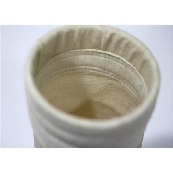 Anti Acid Aramid Filter Bag Carefully Fabricated Ease Installation High Filtration Blow Speed