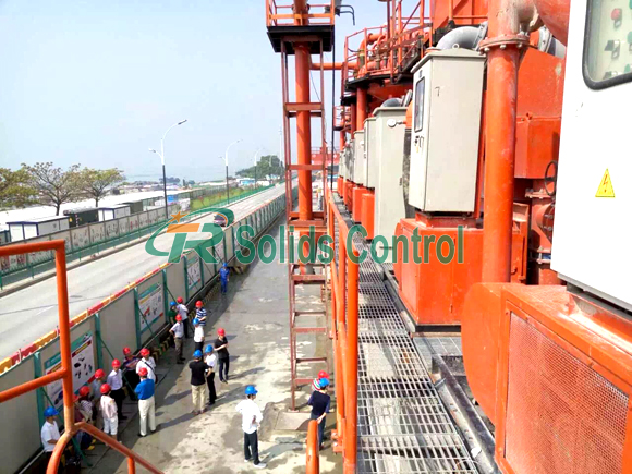 China tunneling mud system supplier Efficient Mud Cleaning Equipment Mud Treatment System 120m3/H Max Slurry Capacity