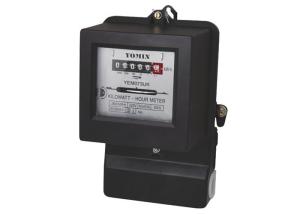 China 220V / 230V Bakelite Terminal Single Phase KWH meter Front Board Mounting on sale