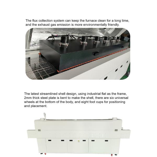 Hot Air Reflow Oven HXT-H635LS PCB Reflow Soldering factory SMT Manufacturing Process