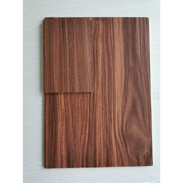 Fire Proof 4mm Wood Grain Aluminum Composite Panel B1 Grade Dark Indoor Decoration