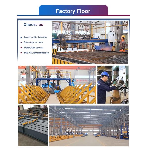 Q355B Q235B Prefabricated Steel Structure Building Metal Building Workshop