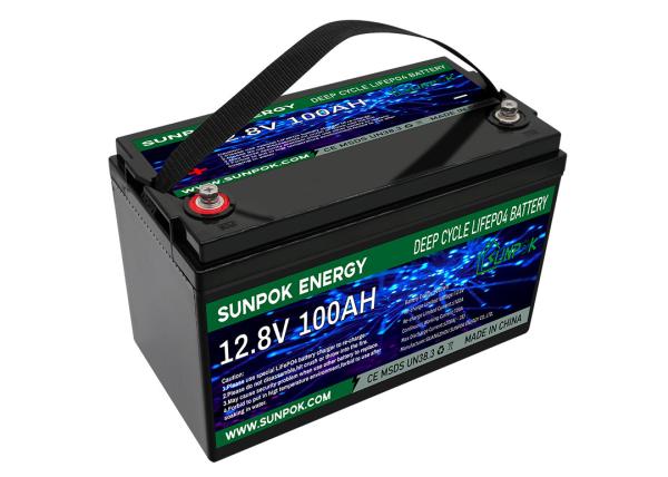 Quality Lightweight LiFePo4 12V 100Ah Deep Cycle Lithium Battery For RV With Bluetooth Module for sale