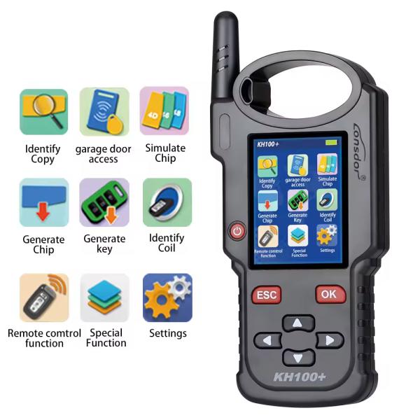 Lonsdor KH100+ Car Key Programmer Remote Maker Generate Simulate Chip Identify