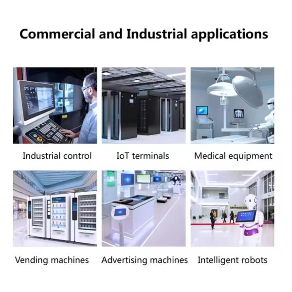 Intel Bay Trail J1900 Industrial Embedded Motherboard NUC Computer Fanless 12V 19V RS485 RS232 LVDS Mainboard