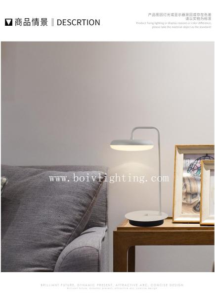 Quality BV2177-1T  Aliminum LED Table Lamps Acrylic  White Color 	Size 200*300MM for sale