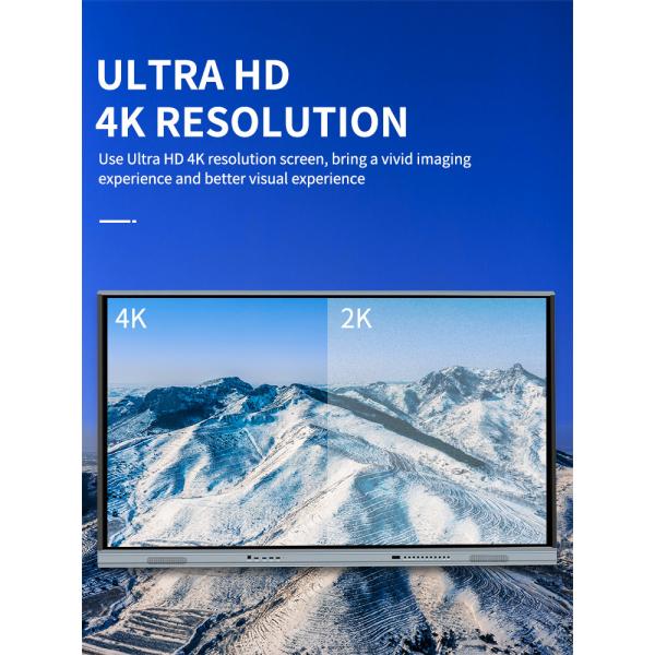 iBoard LCD Interactive Whiteboard Interactive Panel Android 11 86 Inch Camera Option