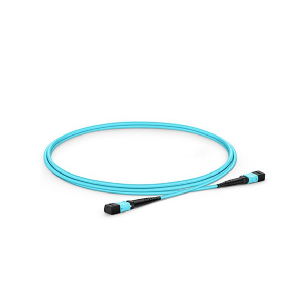 MTP Female Fiber Optic Patch Cord OM3 40G 12/24 Cores Single Mode Patch Cables