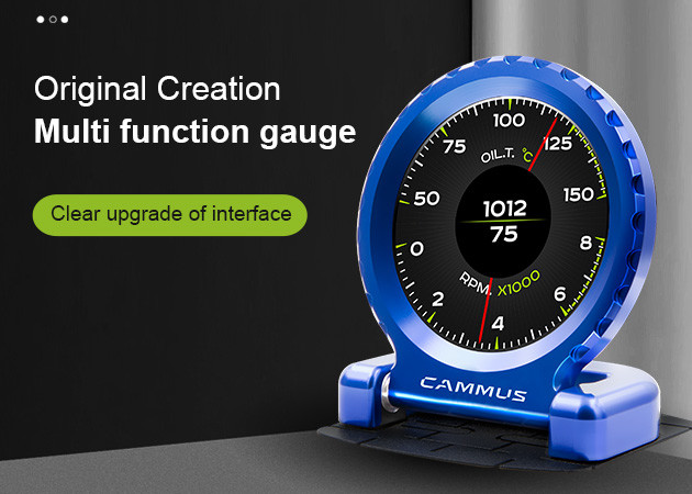9 Colors LCD Autometer Fuel Level Gauge Programmable Multi Function
