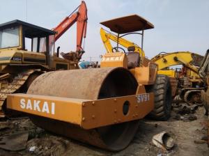 China used compactor  SAKAI used road roller Model SV90 SV91 made in Japan Vibratory Smooth Drum Roller  used in shanghai on sale