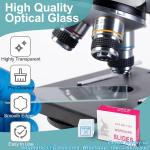 Microscope Slides And Covers, Blank Glass Slides For Microscope Set - 50 Slides,