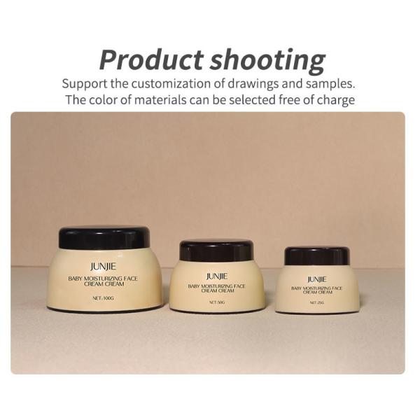 Jar Cosmetic Usine 100g/50g/30g Wide Mouth PP Plastic Skincare Cream Jars Hot Sale Skin Care Container