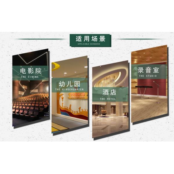 Colorful Fabric Wrapped Acoustical Panels Multi Function Impact Resistance