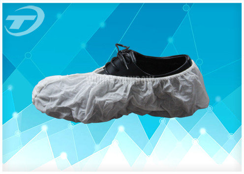 Customized Disposable Shoe Covers PP / PE / CPE In Capsules