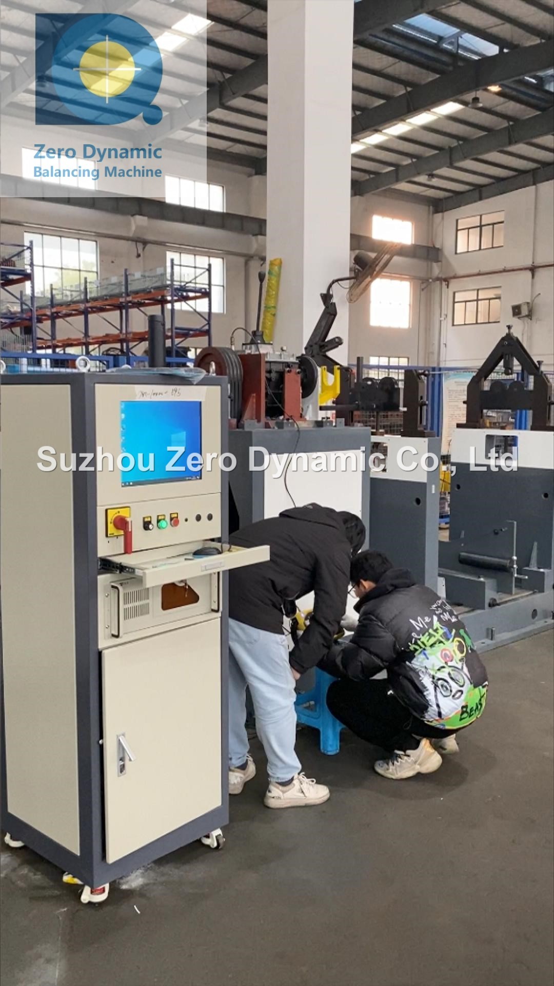 Dust Blower Impeller Balancing Machine, Large Motor Rotor Balancing Machine